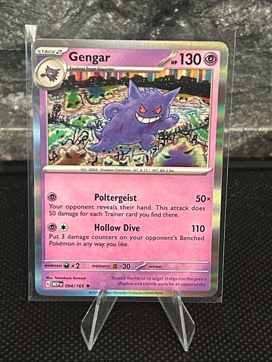 Pokemon Other - Pokemon Gengar Holo 094/165 from the Scarlet‎ & Violet 151 Set M/NM